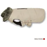 Wolters Hundemantel Winterjacke Parka Outlet, in verschiedenen Größen, mit Kunstpelz braun 36cm Regulär