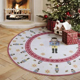 Villeroy & Boch Baumrock Weihnachten 160 cm Creme/Rot