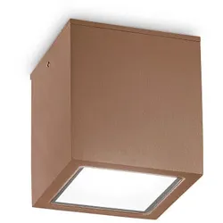 Ideal Lux Outdoor Deckenleuchte TECHO SMALL, 1xGU10, IP54, kaffee IDEA-251592