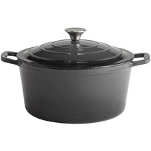 APS Kochtopf mit Deckel "5 STARS", Pfanne Ø 28 cm, anthrazit