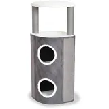 Laroy Group Bert Kratzbaum 42 x 42 x 110 cm grau/weiß