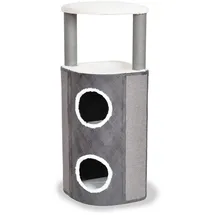 Laroy Group Bert Kratzbaum 42 x 42 x 110 cm grau/weiß