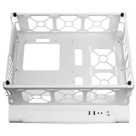 Mars Gaming MCB Weiß, PC Gaming ATX XL Gehäuse, Custom Premium Edition, Modularer Zweikammer Aufbau, MCBW