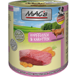 MAC’s Dog Kopffleisch & Karotten 200 g