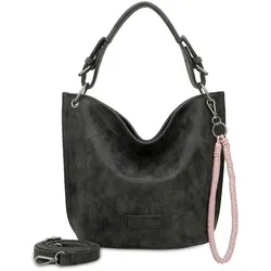 Fritzi aus Preußen Schultertasche Fritzi31N veganen Materialien Vintage Black Idol Schwarz Damen 