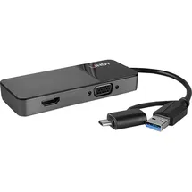 Lindy USB Typ A männlich zu HD-15 (VGA),