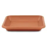 Greemotion Blumentopfuntersetzer Jana terrakotta, Innenmaß 14,5 x 14,5 cm quadratisch, Kunststoff