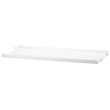 String Regalboden Metall 58 x 20 cm Weiß