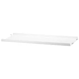 String Regalboden Metall 58 x 20 cm Weiß