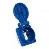 Mennekes Klappdeckelsteckdose 1 St. Blau