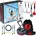 Donic 980024 Fun Sports Set 11 Meter Hangelparcour tolles 11-teiliges Komplettset auch als Slackline nutzbar mit 7 Hindernissen