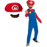 Disguise SUPER MARIO Disguise Offizielles Nintendo Kostüm Mario Kart Kostüm Kinder Jungen Faschingskostüme Kinder M