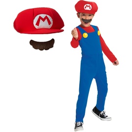 Disguise SUPER MARIO Disguise Offizielles Nintendo Kostüm Mario Kart Kostüm Kinder Jungen Faschingskostüme Kinder M