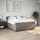 vidaXL Boxspringbett 180 x 200 cm Taupe
