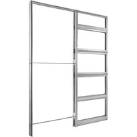 Eclisse UNICO EF Trockenbau Schiebetürelement / Schiebetürkasten 125 mm mit Profil CW 75 (doppelter Beplankung) 610 x 2110 mm / 1272 x 2190 mm