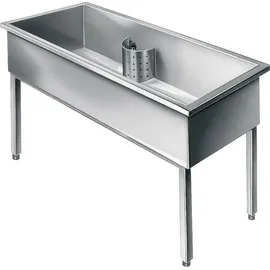 KWC Werkraumbecken, SIRIUS, Edelstahl, 1500x800x600 mm, Unterbau,