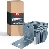 Helpmate Winkelverbinder 70 x 70 mm Blau/Metall