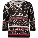 Betty Barclay T-Shirt im Allover-Look mit 3/4-Arm, Black, 44