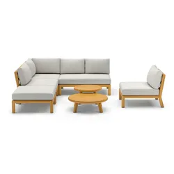 BEST  Matera – Lounge-Set   Akazie – Hellgrau