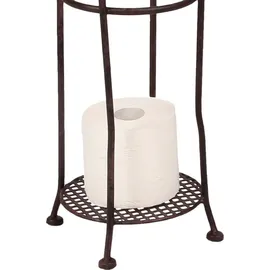 Ambiente Haus Toilettenpapierhalter AMBIENTE HAUS, braun, Metall, Toilettenpapierhalter, Höhe 70 cm