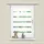 Gardinenbox Fensterfolie selbsthaftend Streifen 10 cm 67x200 cm Sichtschutzfolie Anti-UV statische Haftung Folie selbstklebend 201916000