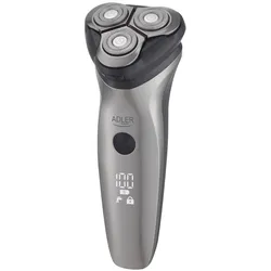 Adler AD 2945 Elektrischer Rasierer mit Bartschneider mit LED-Anzeige - mit USB - IPX7 Wasserdicht