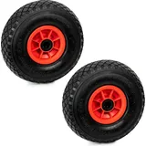 Grafner 2er Set Grafner Vollgummi Sackkarrenrad / Bollerwagen PolyurethanRad 3.00-4