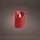 Lumineo LED Kerze 7,5 x 10 cm rot