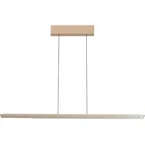 Fischer & Honsel Torvi, Sand, Metall, Glas, länglich,länglich, 9x180x115 cm / Leuchten, Innenbeleuchtung, Leuchten nach Räumen, Esstischlampen