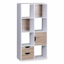 KADIMA DESIGN Bücherregal MASSA 60 x 120 x 29 cm Weiß
