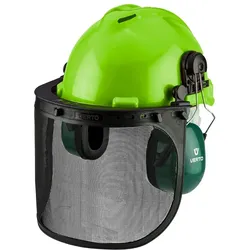 Forsthelm Helmset Schutzhelm Waldarbeiterkombi Gehörschutz, Klappvisier