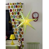 Konstsmide 2933-920 Weihnachtsstern Glühlampe, LED Grün mit ausgestanzten Motiven, mit Schalter