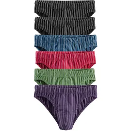 LE JOGGER Slip gestreift L 6er Pack