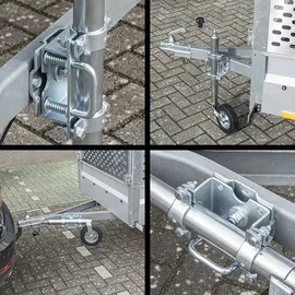 PRO PLUS Stützrad Halterung 48 mm Klemme 300 kg