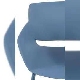 CLP Alpena Gartenstuhl 55 x 60 x 90 cm blau 2 St.