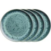 Mäser Carellia Speiseteller 28 cm blau/türkis 4er Set