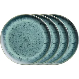 Mäser Carellia Speiseteller 28 cm blau/türkis 4er Set