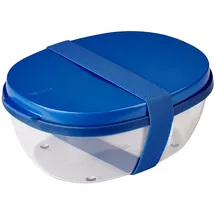 Mepal Salatbox Ellipse Vivid blue 1300 ml + 600 ml