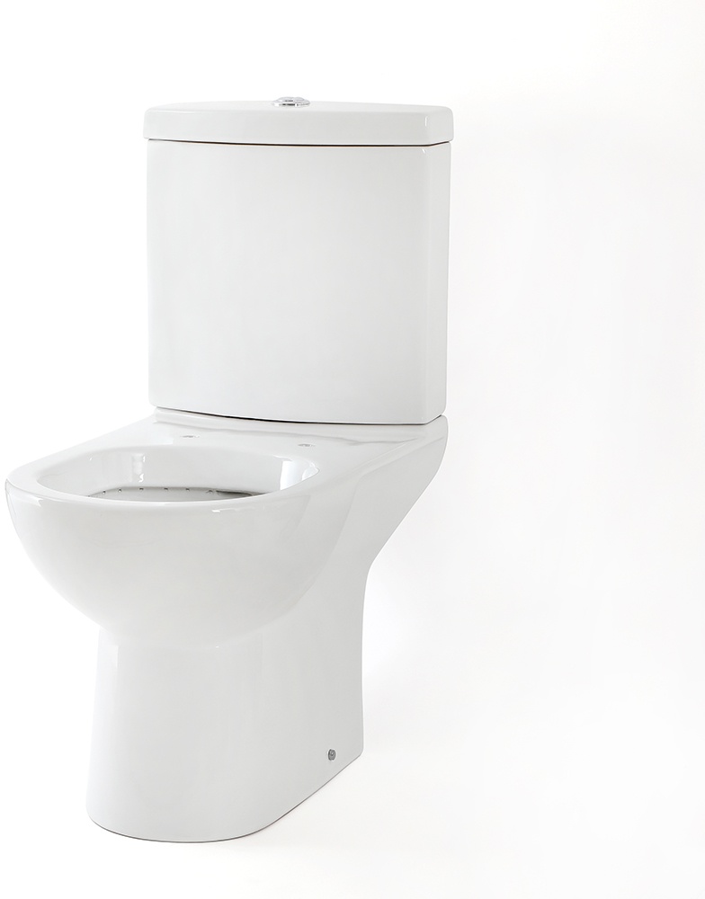 Stand-Tiefspül-WC mit aufgesetztem Spülkasten inkl. Sitz mit Absenkautomatik - Ashbury Hudson Reed