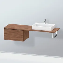 Duravit L-Cube 72x54,7cm, Nussb Nat, f Kons, 1 Auszug