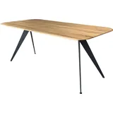 Lomadox Tisdale 160 x 75 x 90 cm braun