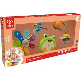 HaPe Rhythmus-Kit Natur 5-teilig mehrfarbig
