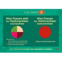 Yes Publishing Was Frauen sich zu Weihnachten wünschen. Was Frauen zu Weihnachten bekommen. Der Adventskalender mit satirischen Grafiken