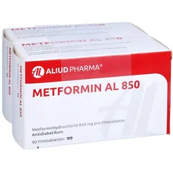Metformin AL 850 Filmtabletten 180 St