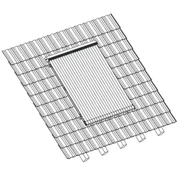 Montageset Schrägdach Sunex 25 - 60 Grad für 1 HP22 / HP30, Sunex