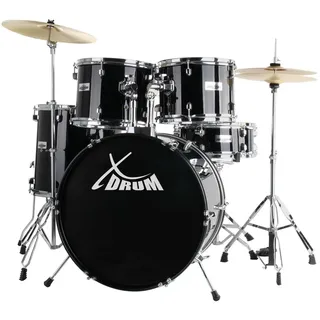 XDrum Semi 22" Standard Schlagzeug Midnight Black inkl. Schule