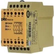 Pilz Not-Aus-Schaltgerät 24AC24DC 3n/o1n/c1so PNOZ X3#774310