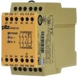 Pilz Not-Aus-Schaltgerät 24AC24DC 3n/o1n/c1so PNOZ X3#774310