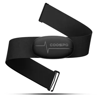COOSPO H6M Herzfrequenzmesser Pulsgurt Brustgurt Bluetooth ANT+ Konnektivität, Herzfrequenz Sensor IP67 Wasserdichter, Kompatibel mit Wahoo, Elite HRV, Rouvy, adidas Run, Kinomap, Pulsoid