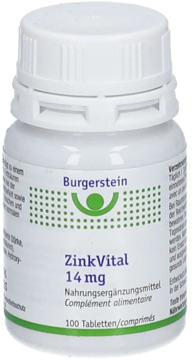 Burgerstein® ZinkVital 14 mg